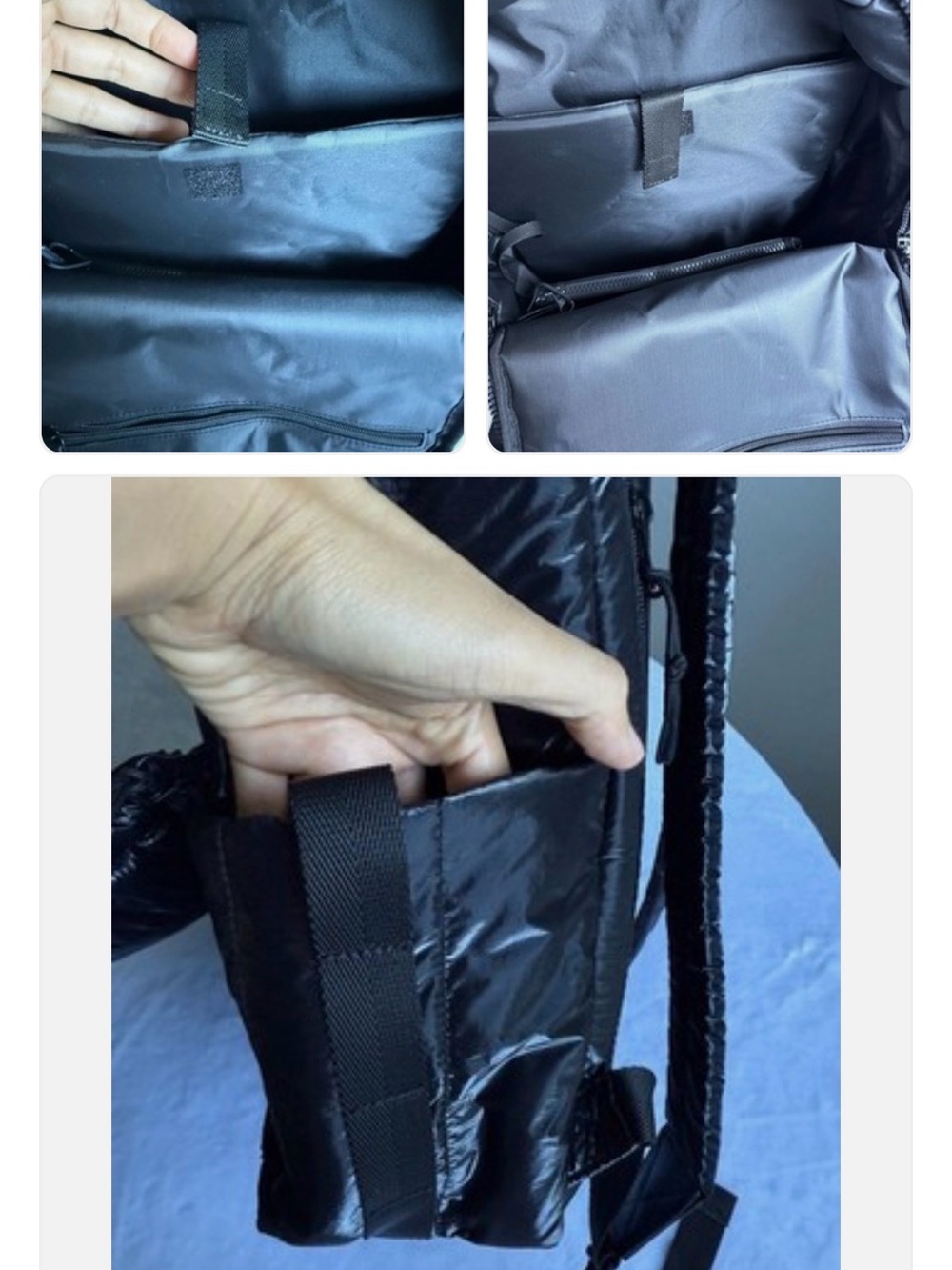 Joan & David Nebula Tubular Travel Backpack NWT - Picture 3 of 6